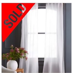 Quince EUROPEAN Linen Curtain Panels (Set Of 2)
